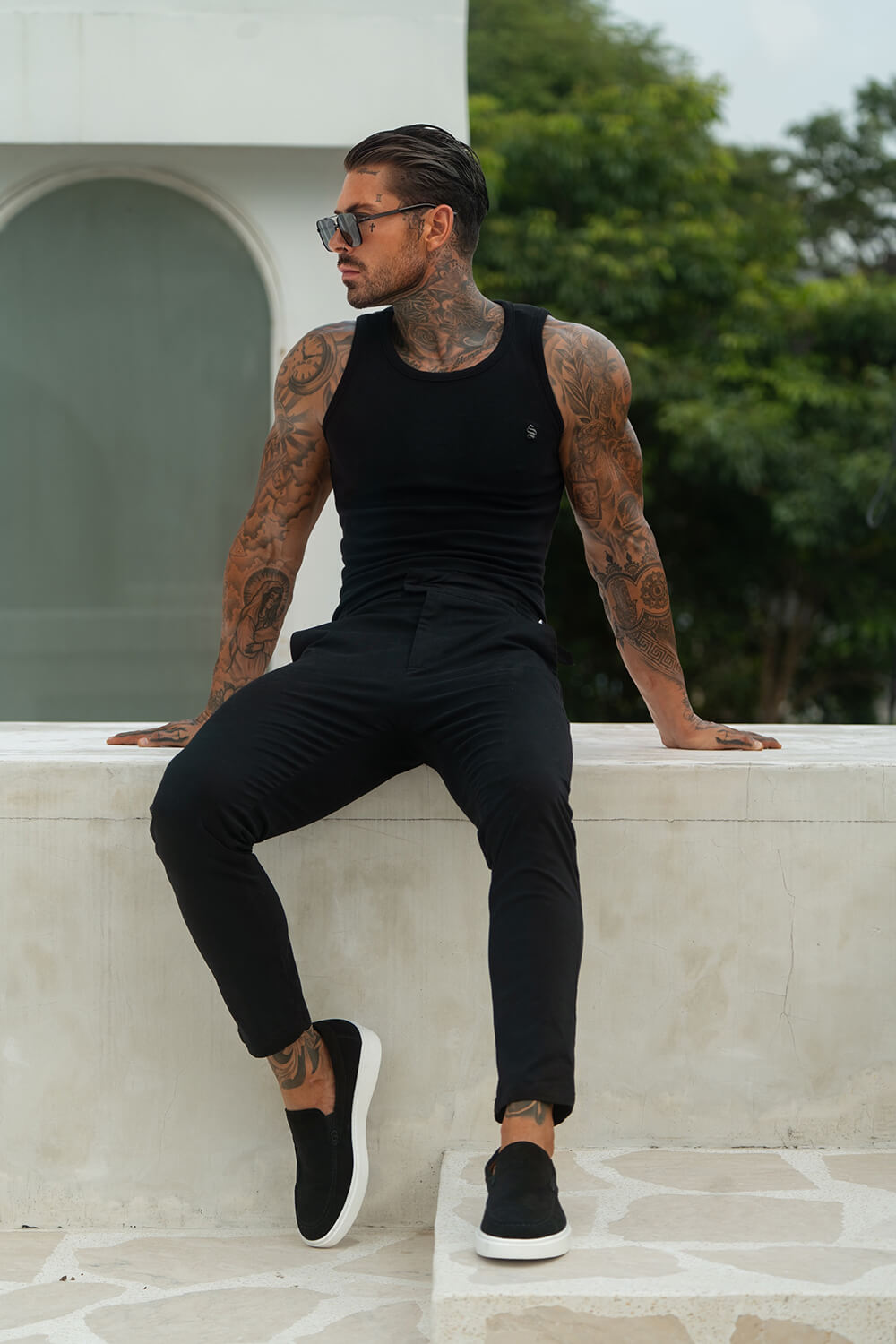 Cannes Luxe Vest - Black