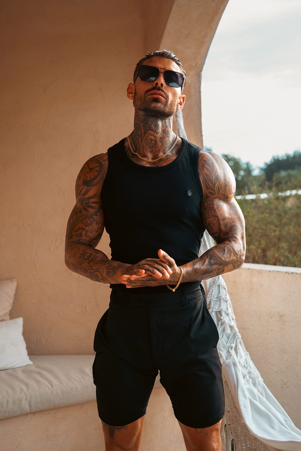 Cannes Luxe Vest - Black
