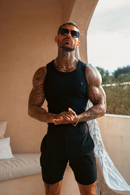 Cannes Luxe Vest - Black
