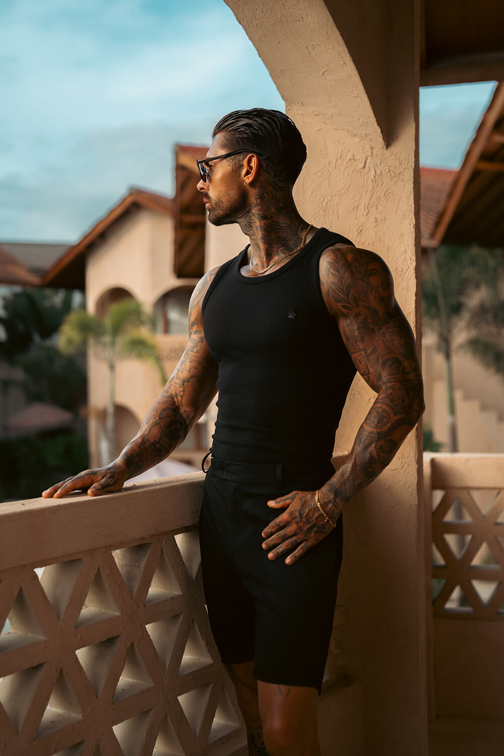 Cannes Luxe Vest - Black