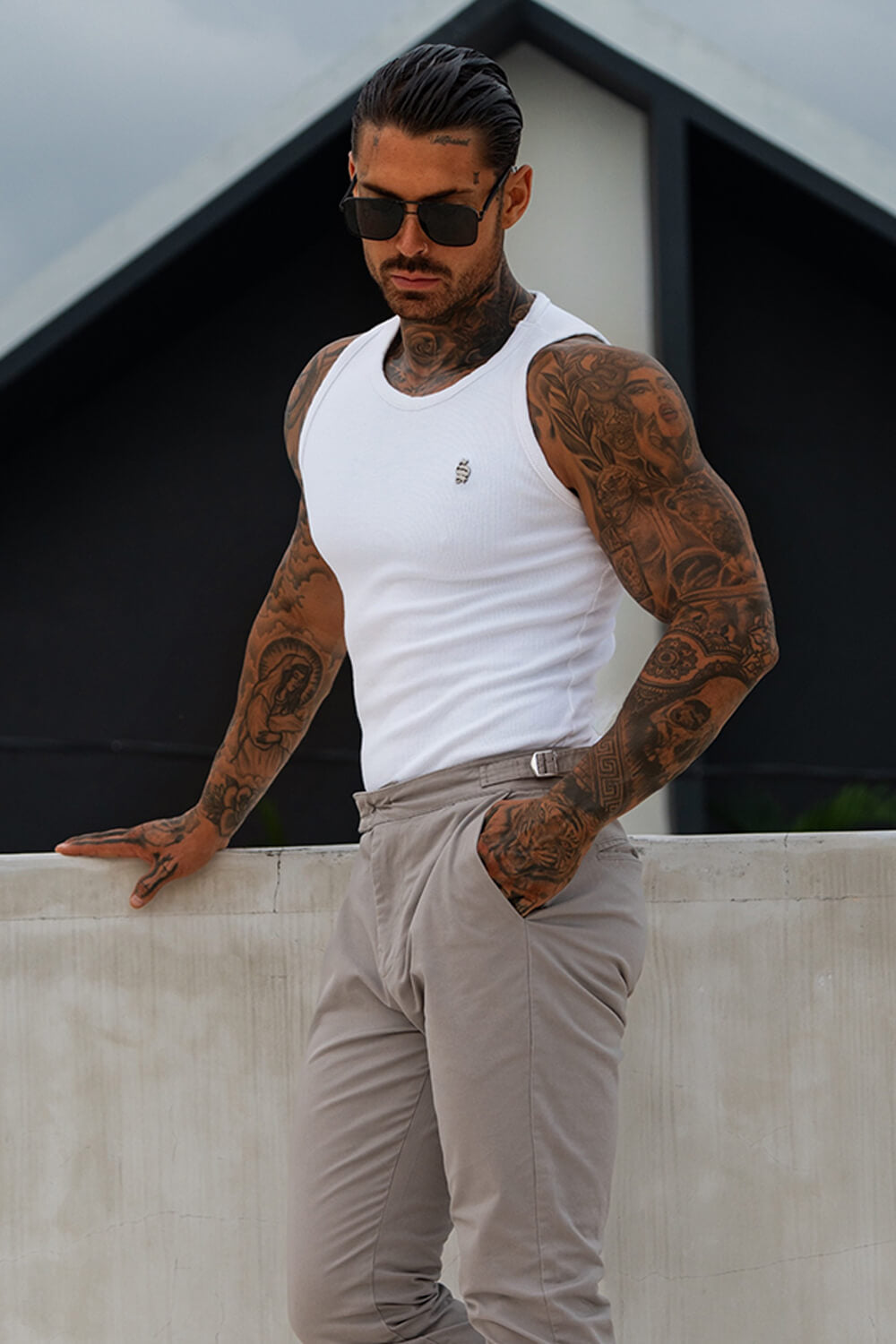 Cannes Luxe Vest - White
