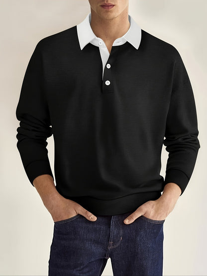 Premium Contrasted Collar T_shirt