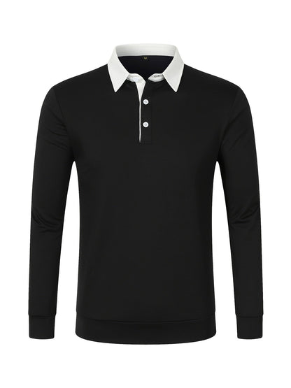 Premium Contrasted Collar T_shirt