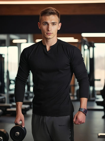 Slim Fit Full Sleeves T-Shirt #2