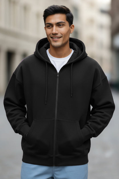 Oversized Zipper Hoodie