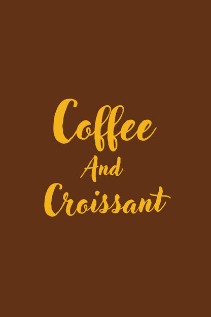 Coffee & Croissant Oversized Hoodie