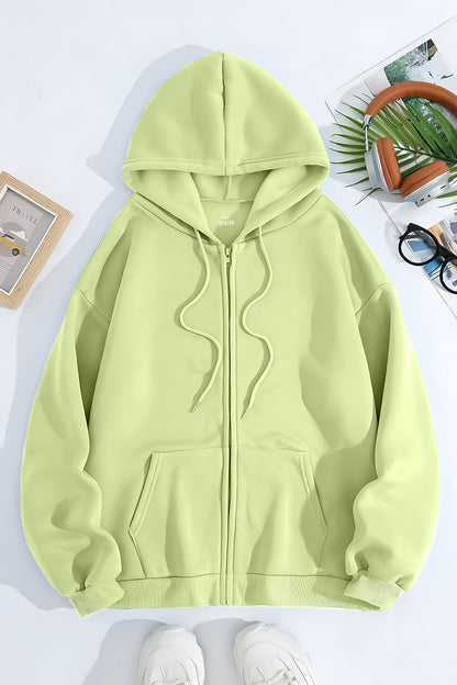 Unisex Fit Classic Zipper Hoodie