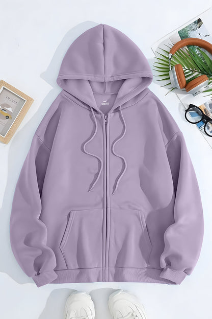 Unisex Fit Classic Zipper Hoodie