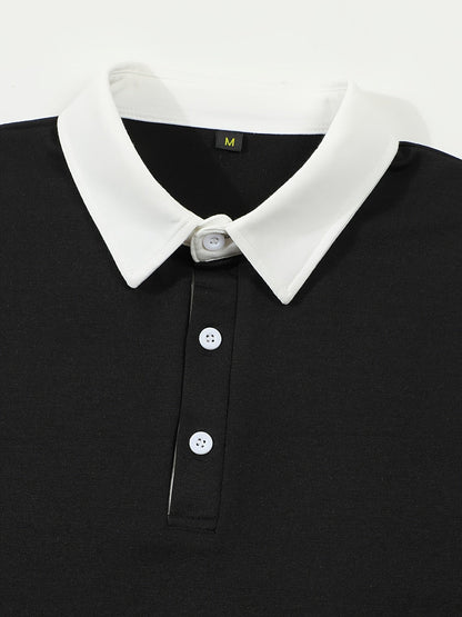Premium Contrasted Collar T_shirt