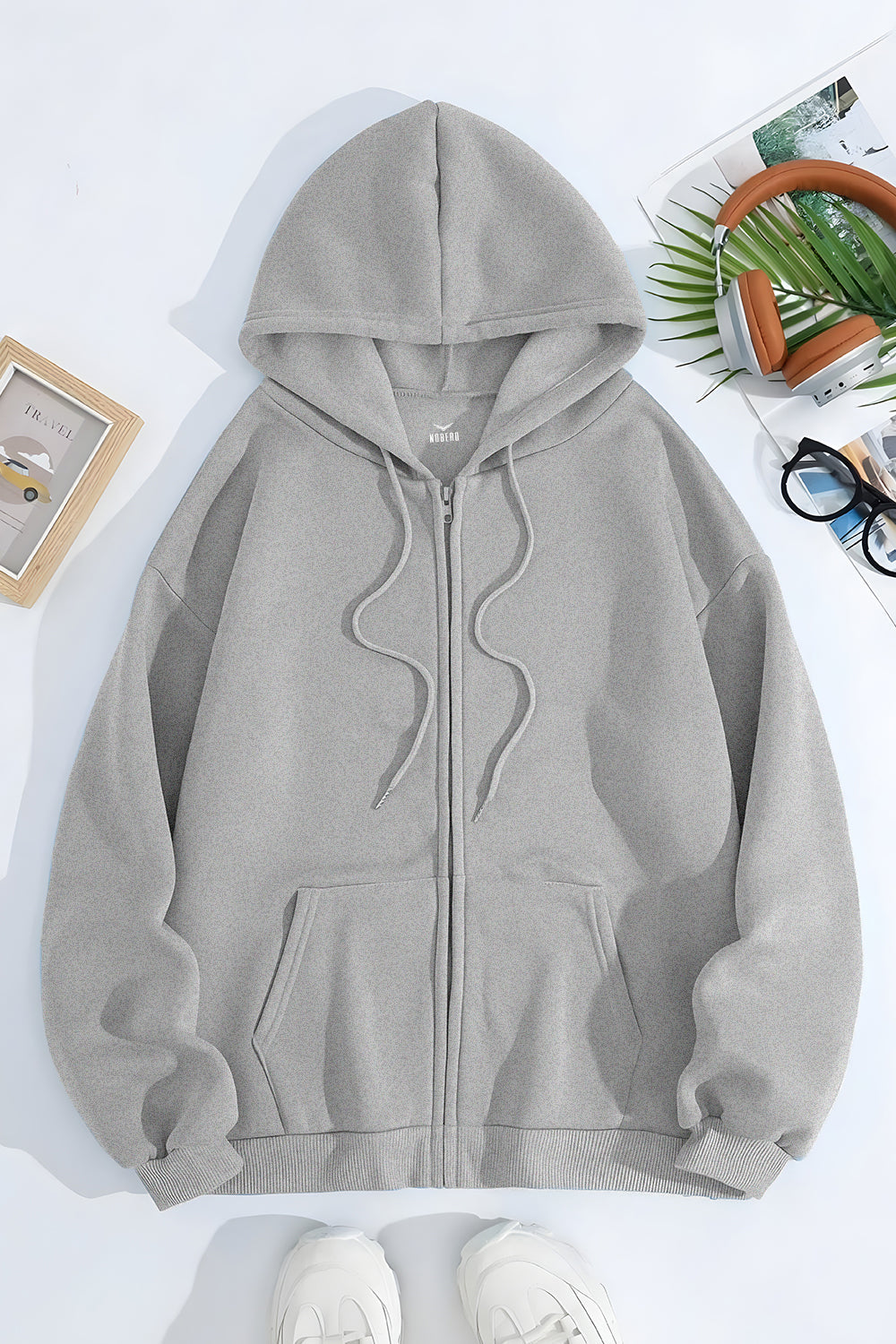Unisex Fit Classic Zipper Hoodie