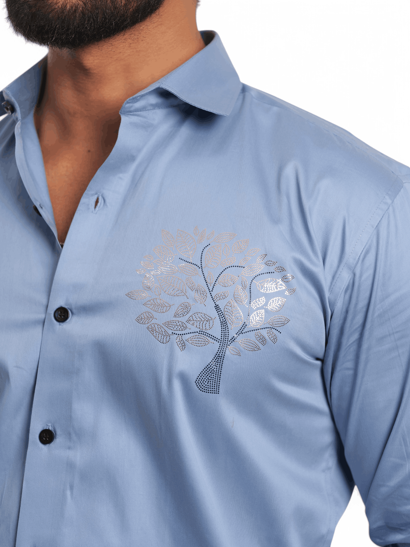 SKY TREE SEQUENCE DESIGNER SHIRT FOR MEN'S