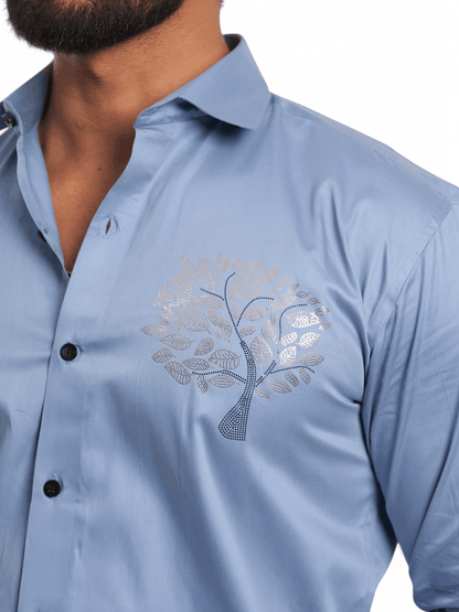 SKY TREE SEQUENCE DESIGNER SHIRT FOR MEN'S