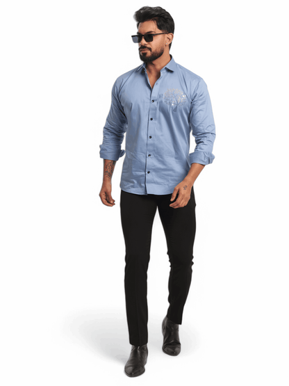SKY TREE SEQUENCE DESIGNER SHIRT FOR MEN'S