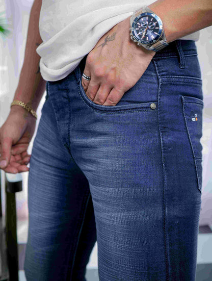 Blue Skinny Stretch Jeans