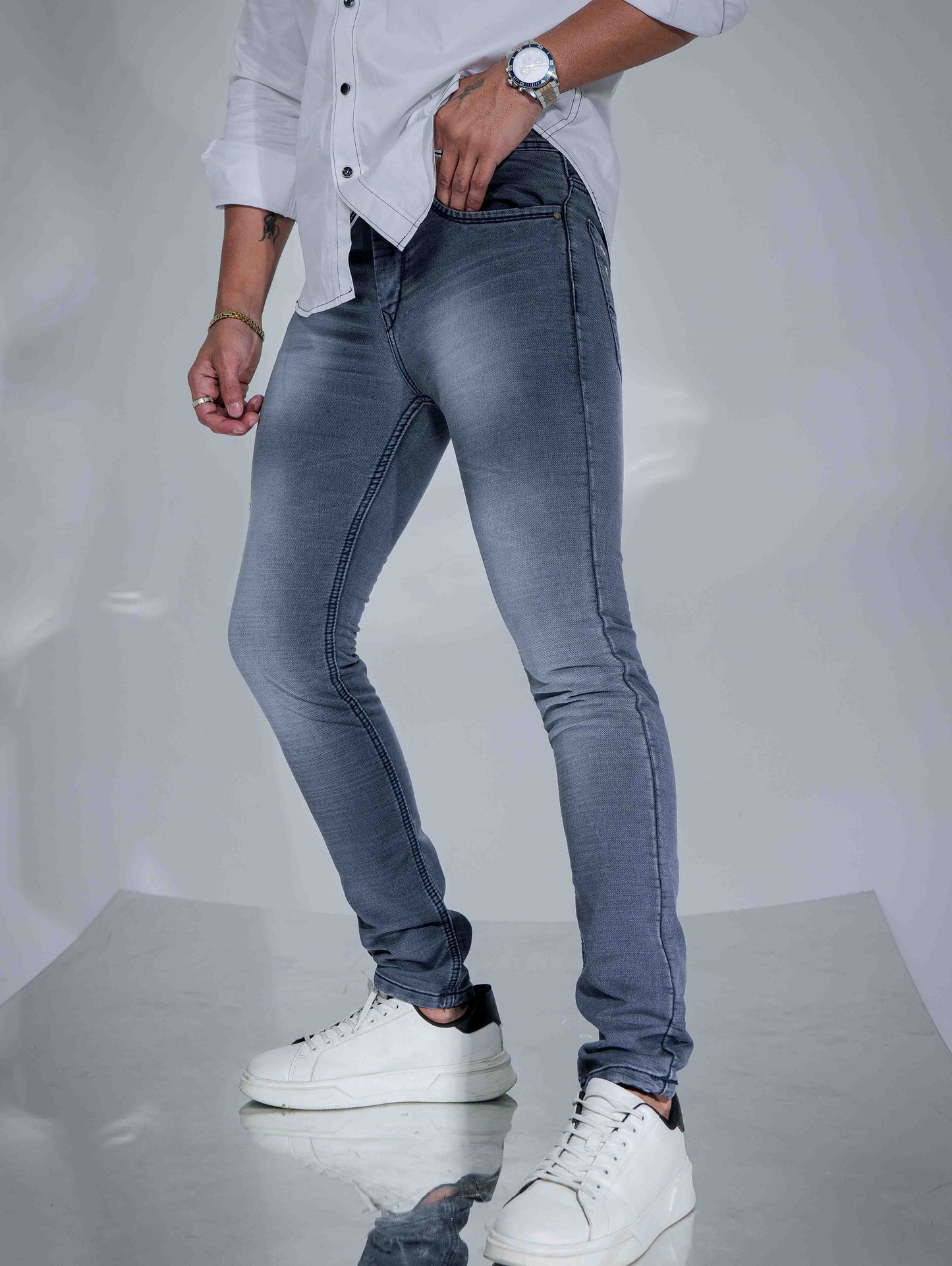 Grey Skinny Jeans