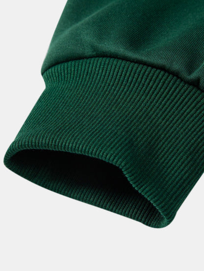 Relax Fit Polo Collar Sweatshirt