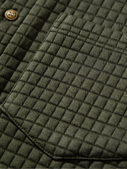 Waffle Polo With Pockets