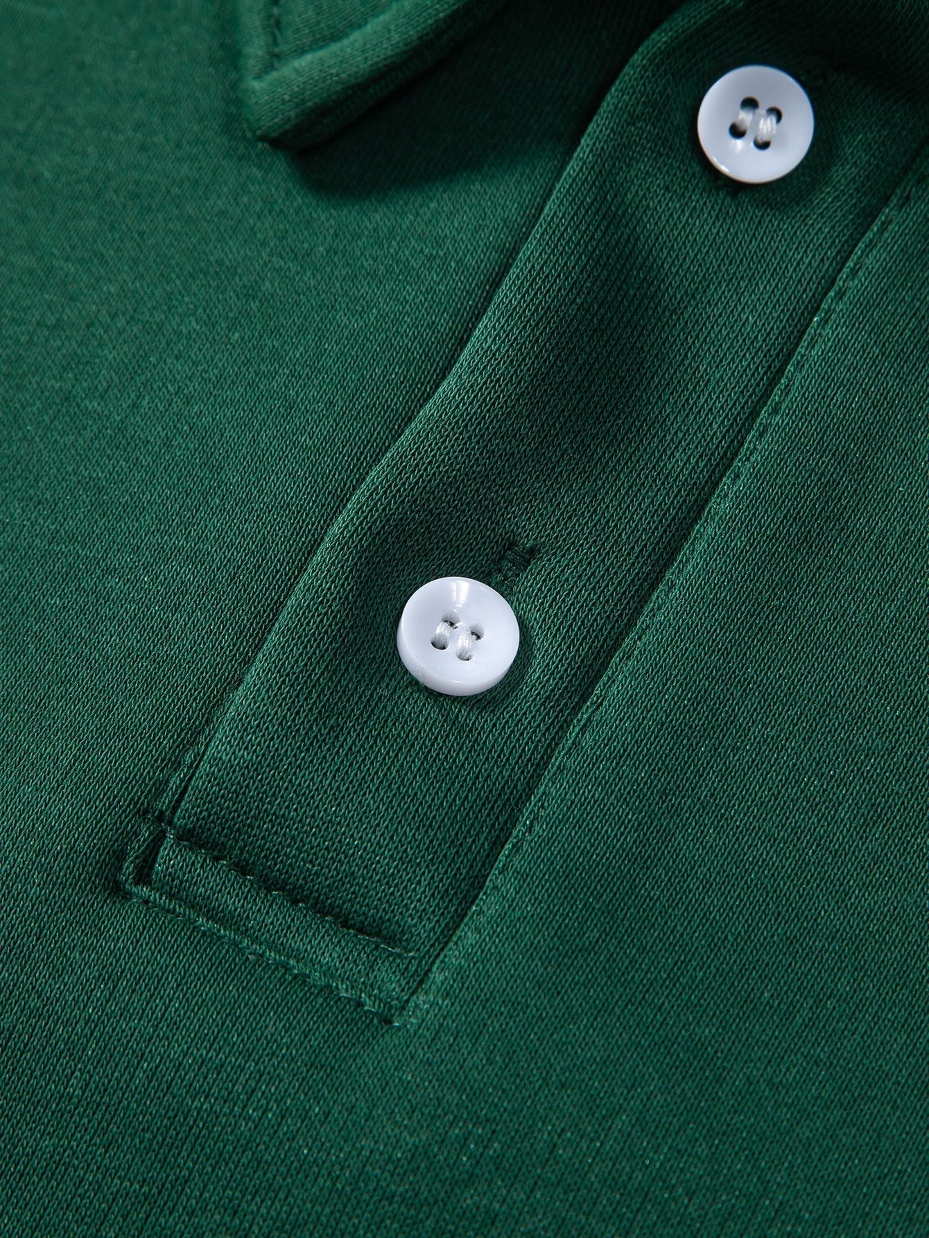 Relax Fit Polo Collar Sweatshirt