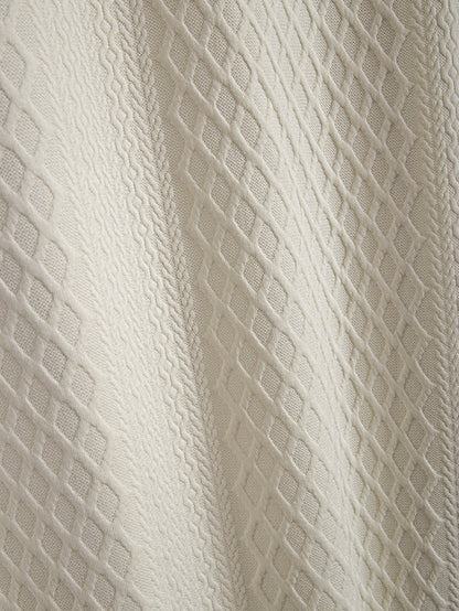 Rhombus Geometric Jacquard Polo
