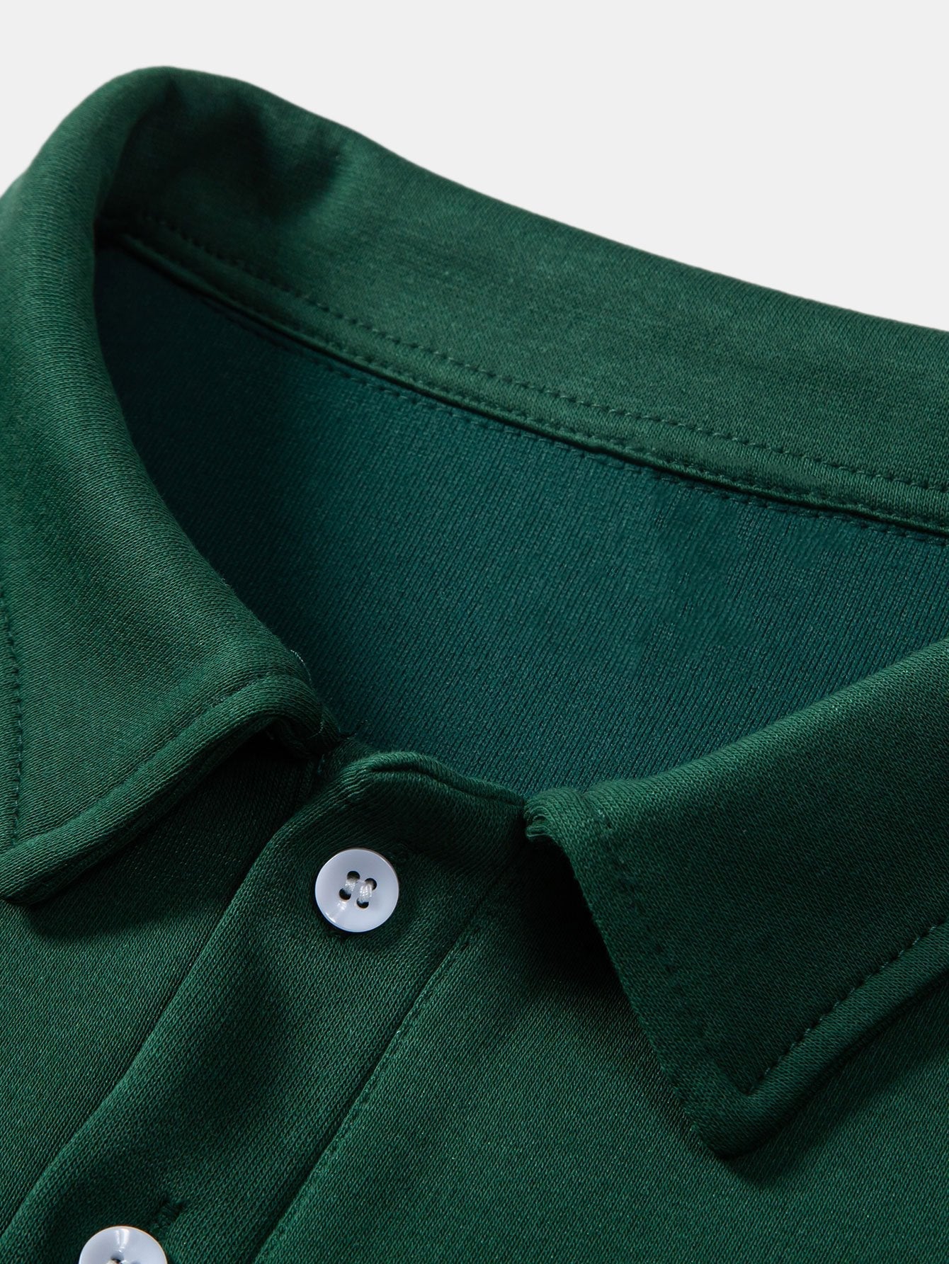 Relax Fit Polo Collar Sweatshirt