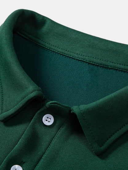 Relax Fit Polo Collar Sweatshirt