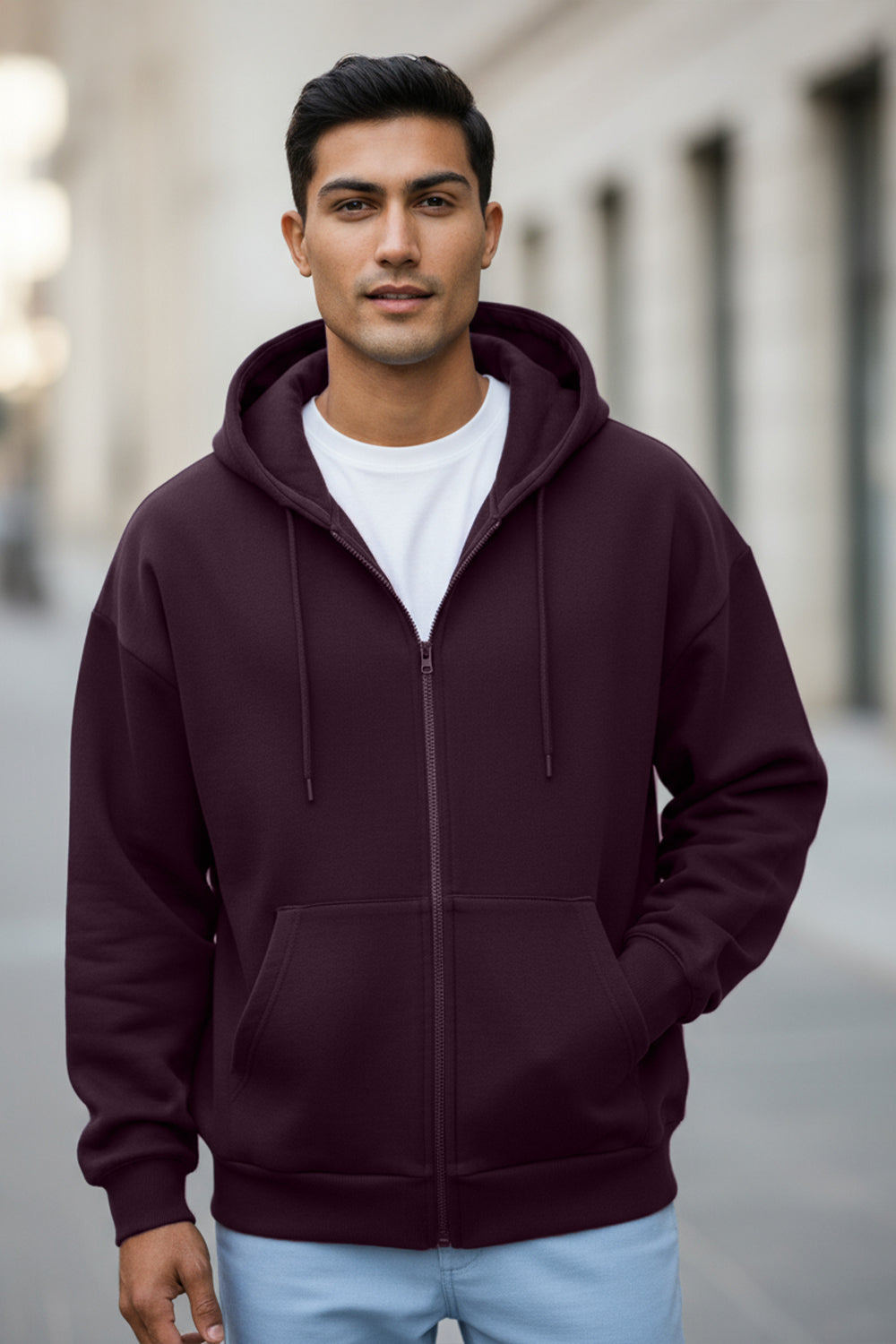 Oversized Zipper Hoodie