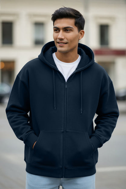 Oversized Zipper Hoodie