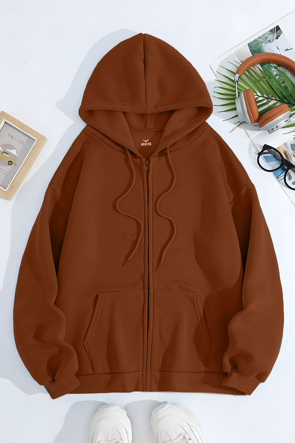 Unisex Fit Classic Zipper Hoodie