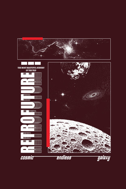 Retro Future Oversized Hoodie