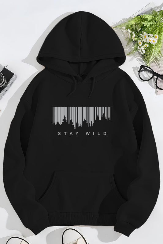 Unisex Fit Stay Wild Classic Hoodie