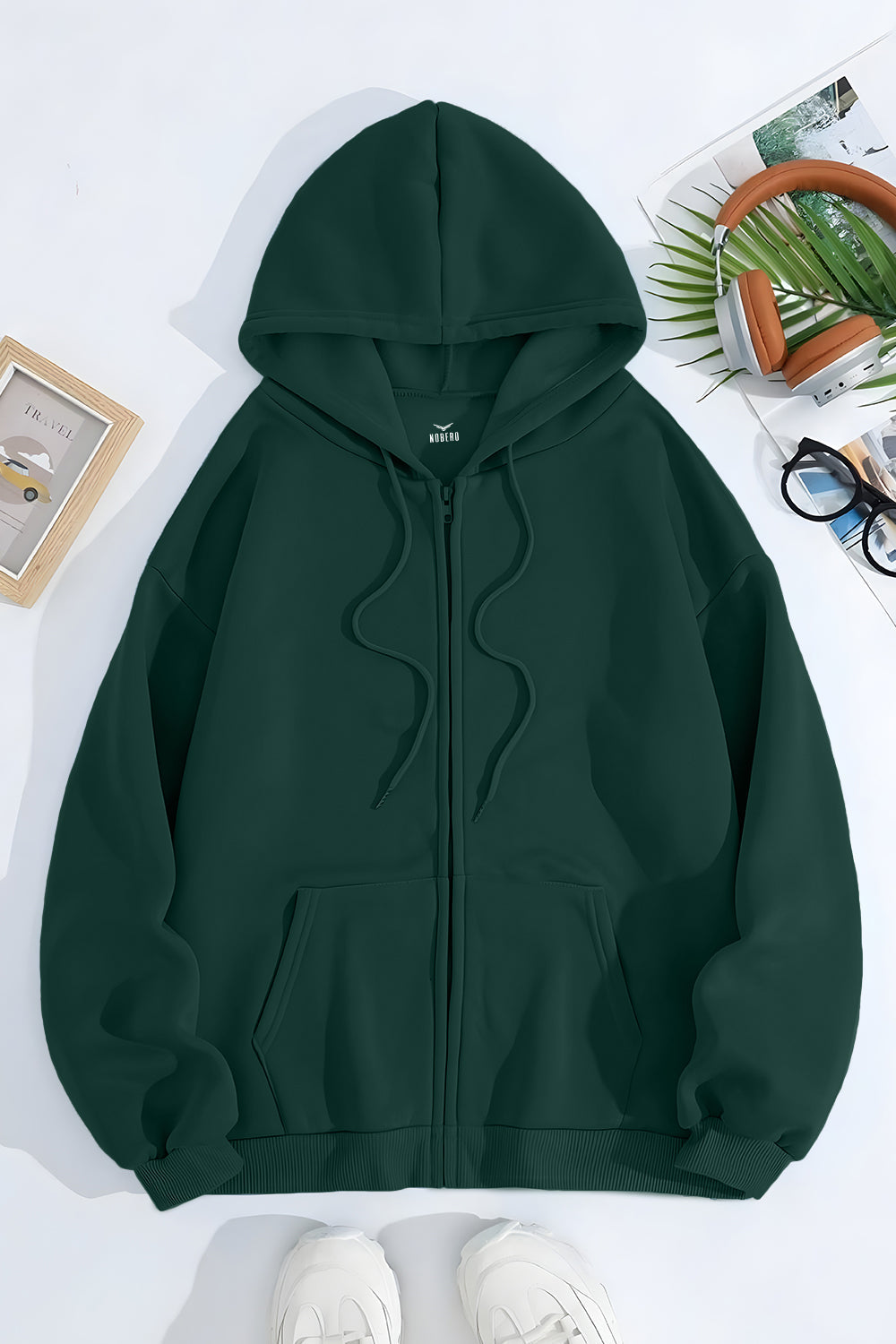 Unisex Fit Classic Zipper Hoodie