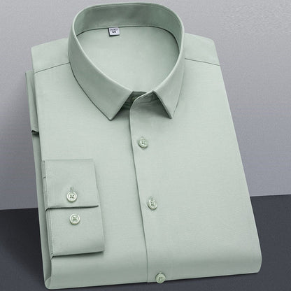 Plain Cotton Solid Shirt Pista Color