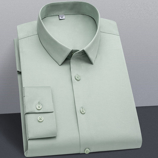 Plain Cotton Solid Shirt Pista Color